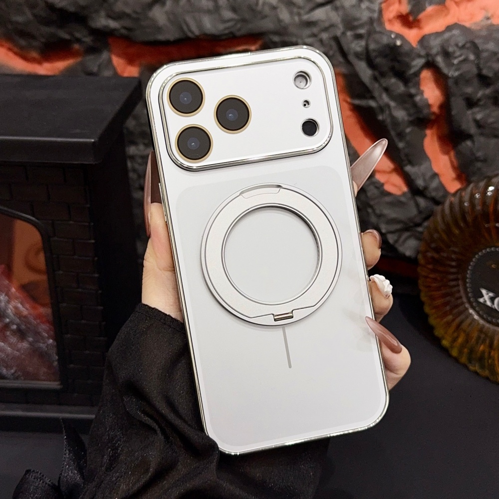 Phone Cases With Magsafe - Magnetic Ring Rotating Fold Stand Phone