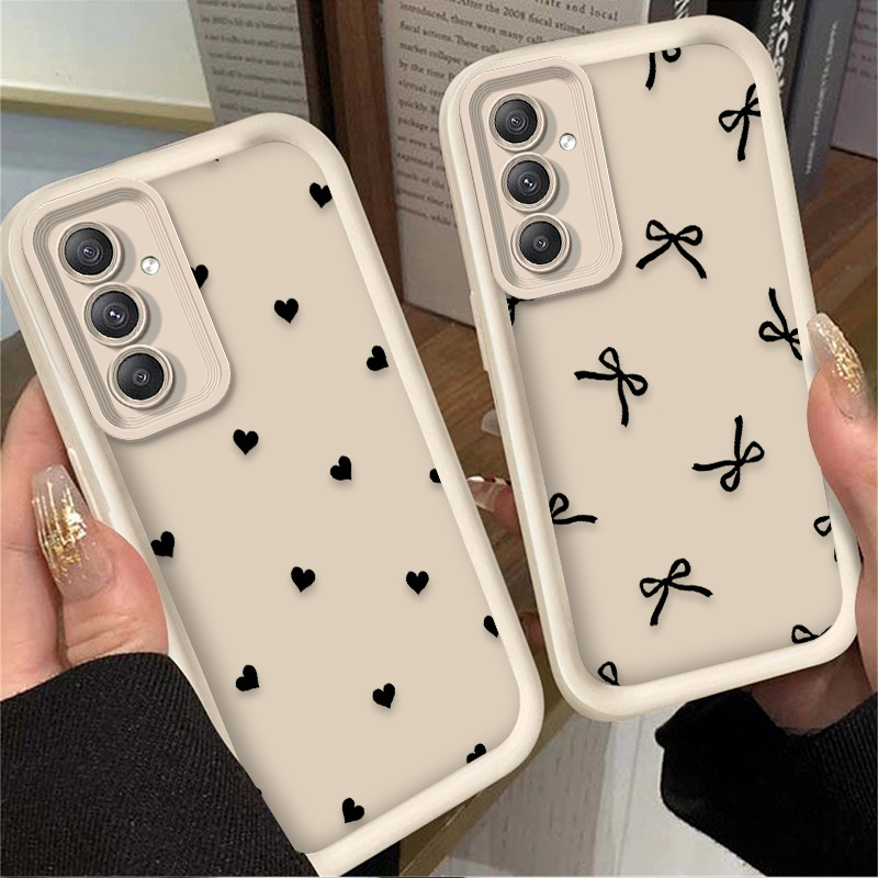 Black Love Heart Bowknot Case  – обзор и цена Phone Cases Android