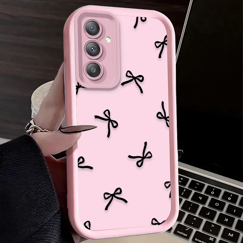 Black Love Heart Bowknot Case  – обзор и цена Phone Cases Android