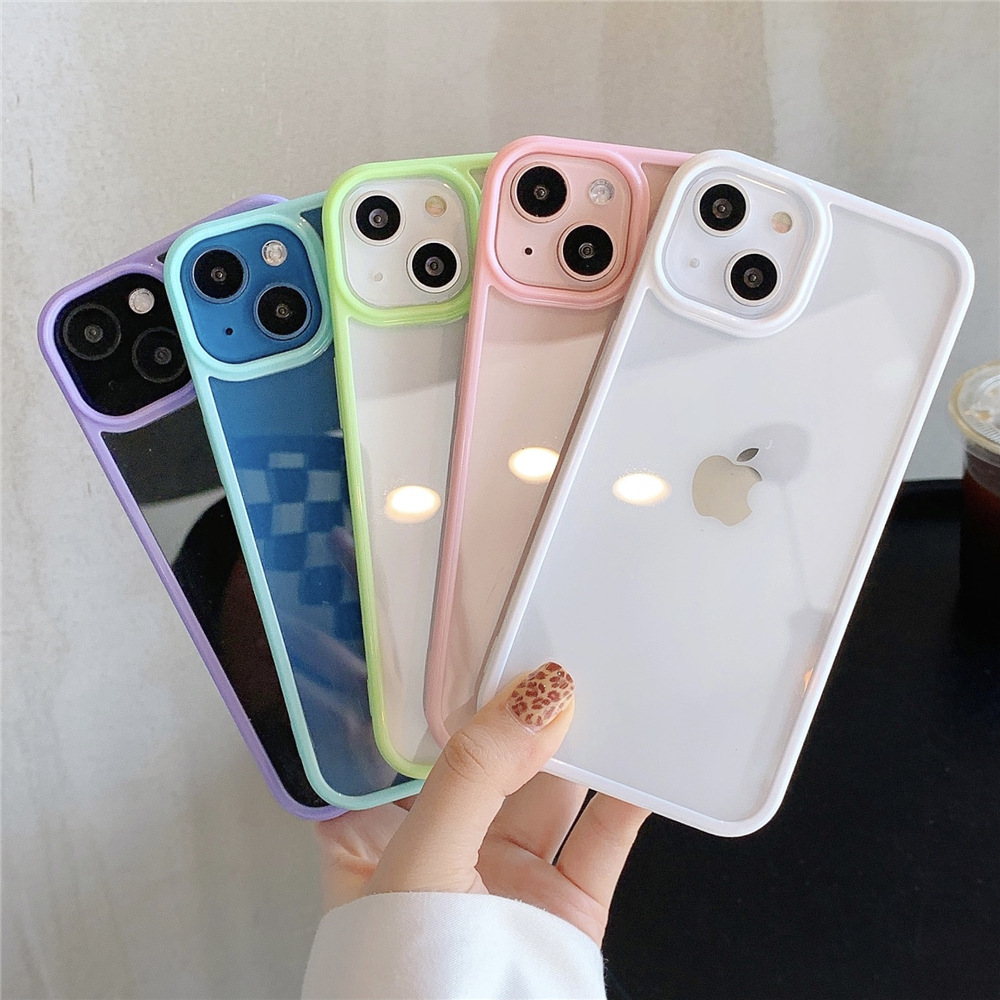 Candy Colored Acrylic Transpar – обзор и цена Phone Cases Burga
