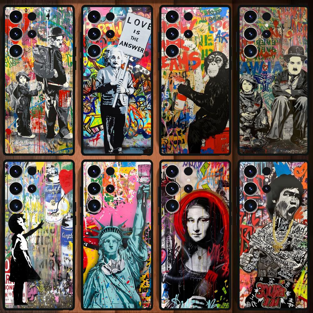 Banksy Graffiti Art  Phone Cas – обзор и цена Phone Cases For Samsung S22