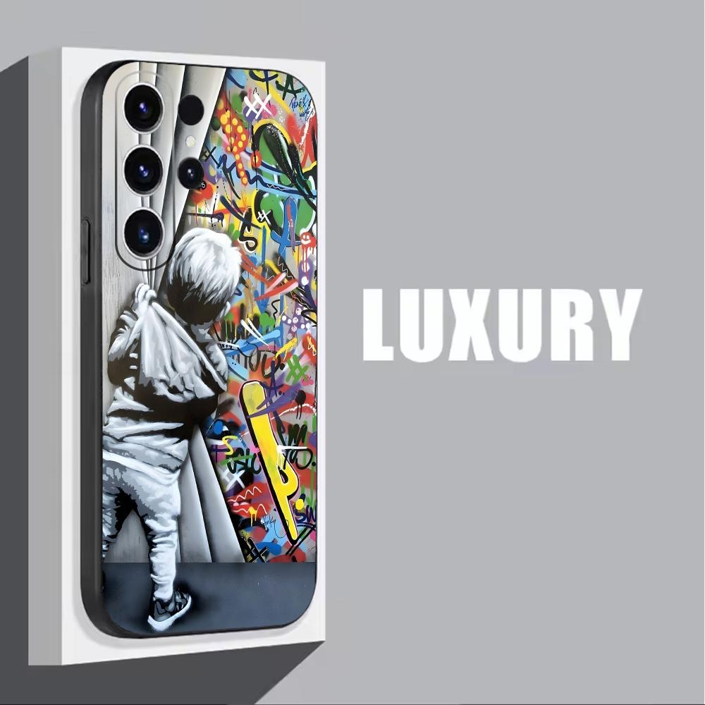 Banksy Graffiti Art  Phone Cas – обзор и цена Phone Cases For Samsung S22
