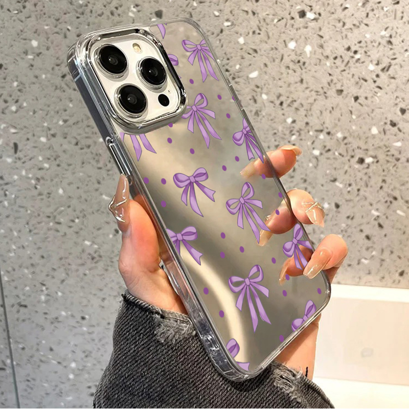 Cute Purple Bow & Polka Dot Mi – обзор и цена Phone Cases Purple