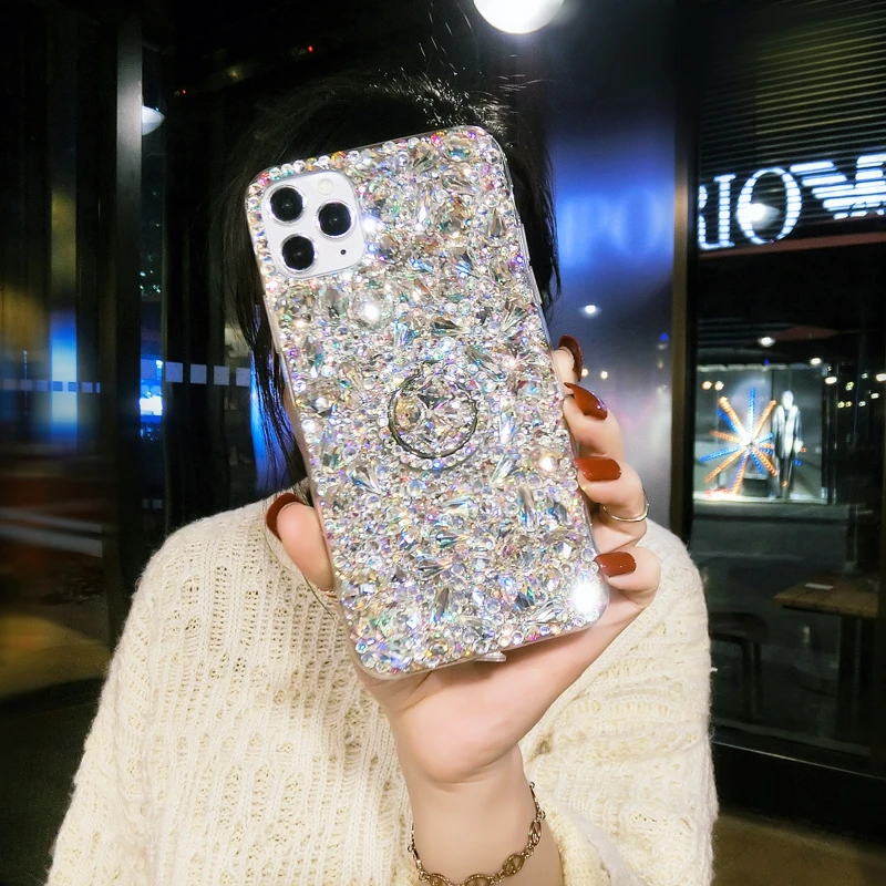 Luxury Fashion Rhinestone Colo – обзор и цена Phone Cases Burga