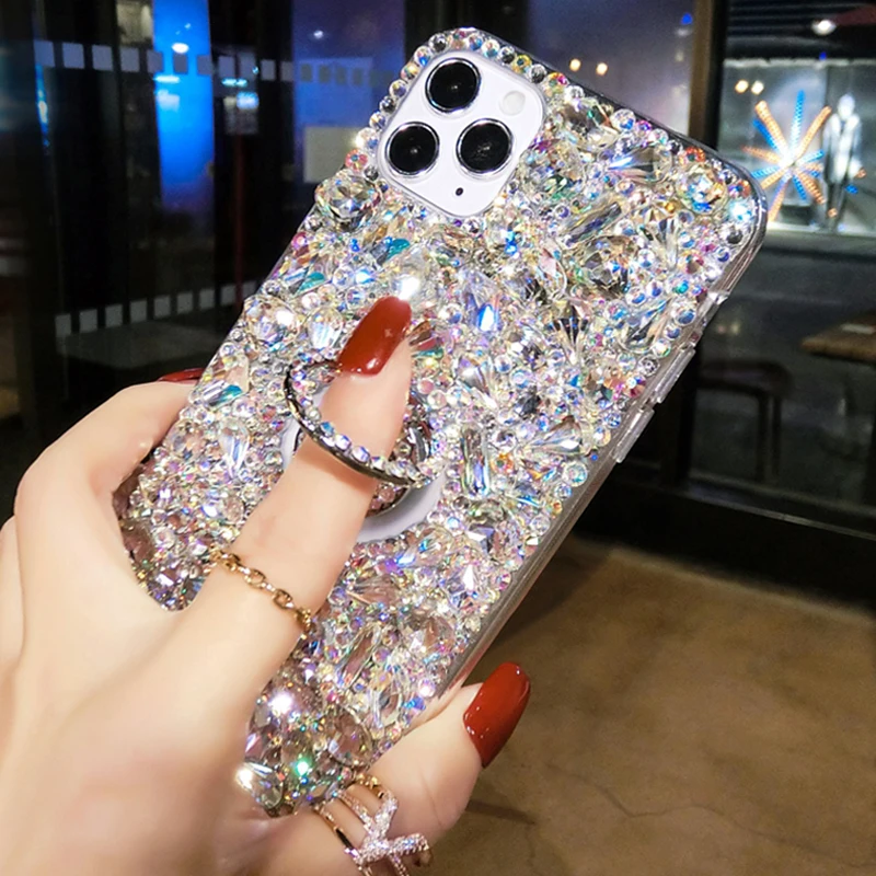Luxury Fashion Rhinestone Colo – обзор и цена Phone Cases Burga