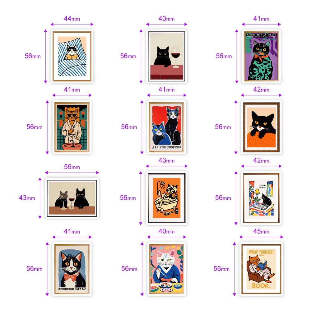 Cute Cat Poster Stickers Water – обзор и цена Phone Cases Junk