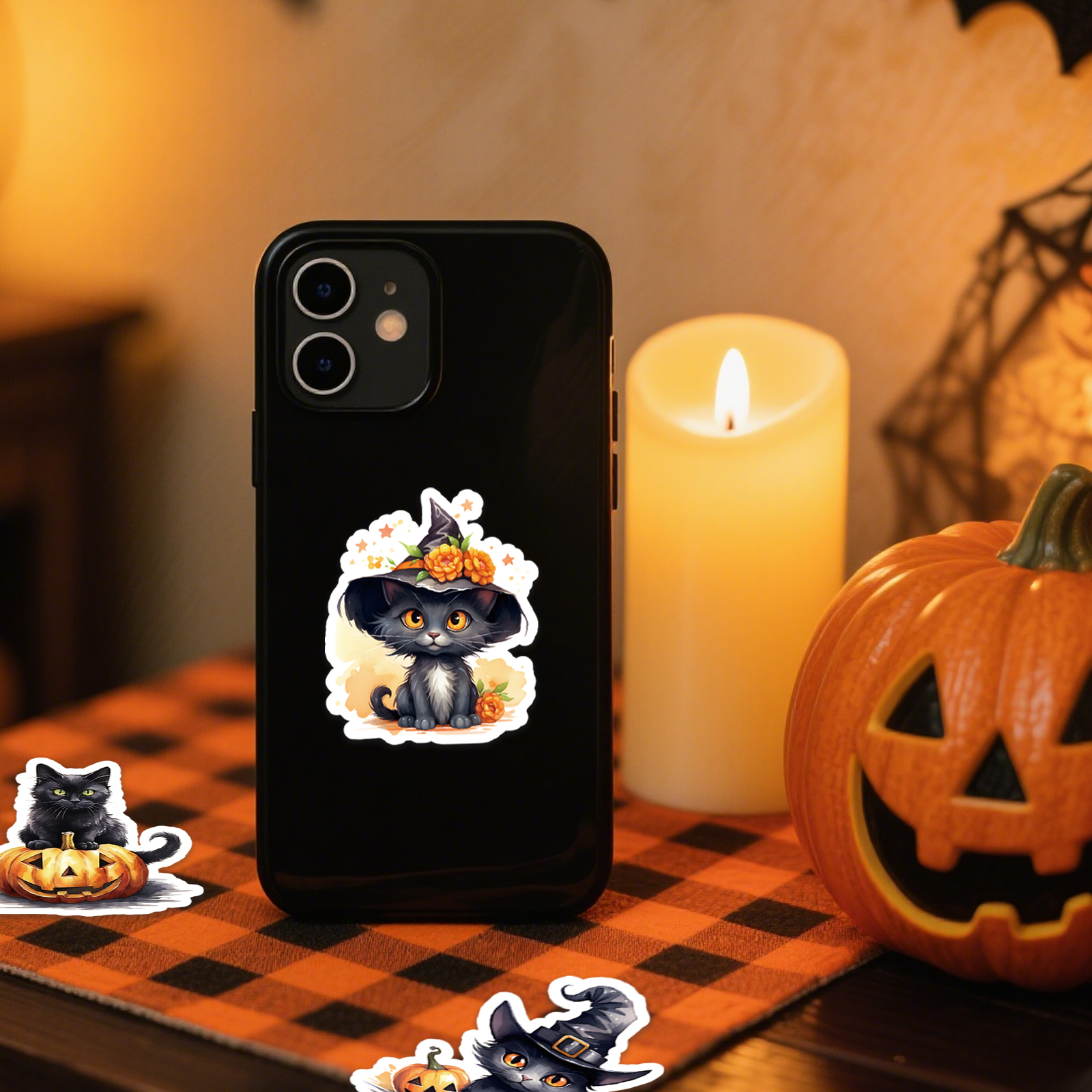 50PCS Cute Cartoon Halloween C – обзор и цена Phone Cases Junk