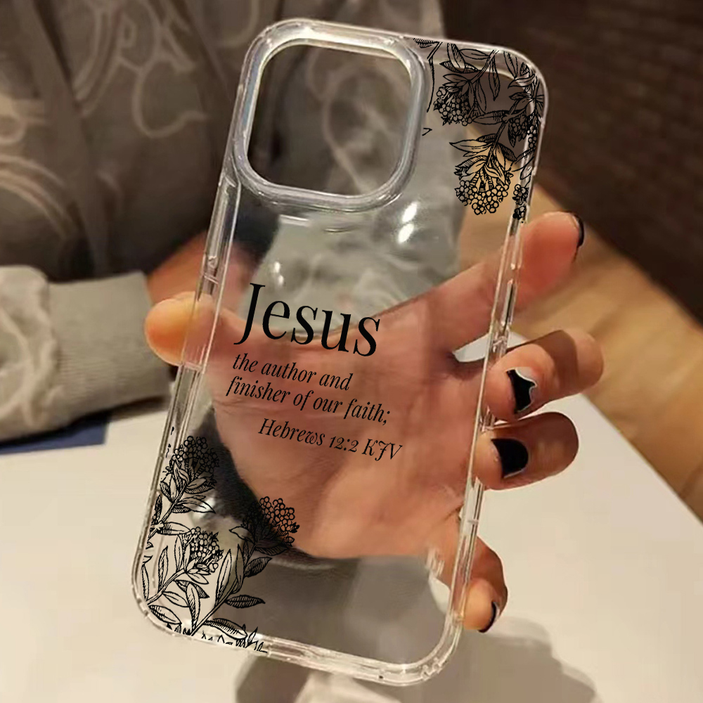 Jesus Bible Verse Floral Patte – обзор и цена Phone Cases Jesus