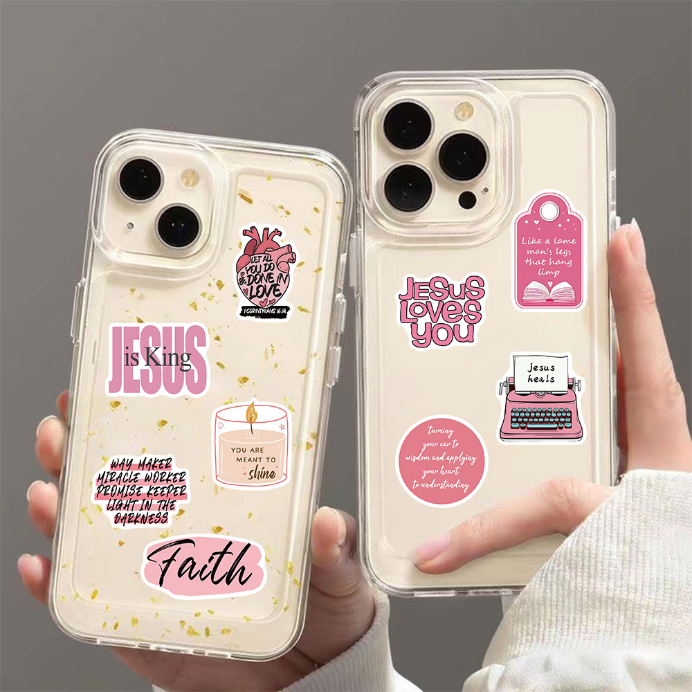50/100PCS Pink Bible Jesus Gra – обзор и цена Phone Cases Jesus