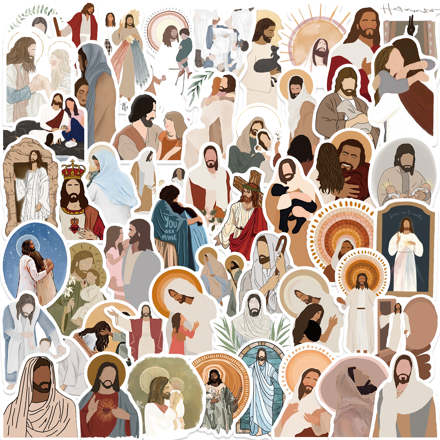 52PCS Jesus Stickers Aesthetic – обзор и цена Phone Cases Jesus