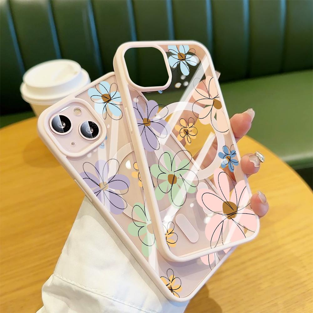 Blueberry Floral Clear Case  F – обзор и цена Phone Cases With Magsafe