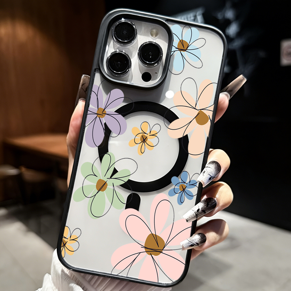 Blueberry Floral Clear Case  F – обзор и цена Phone Cases With Magsafe