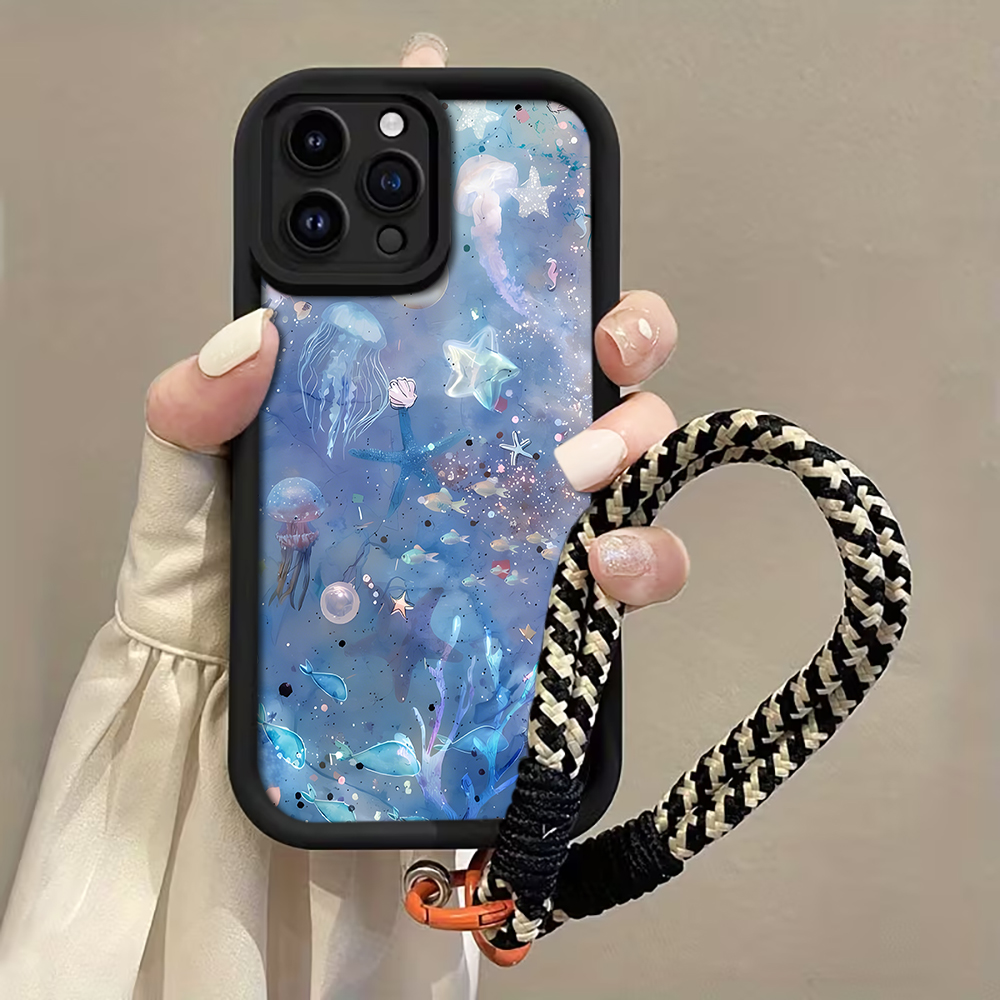 Blue Purple Jellyfish Strap Ro – обзор и цена Phone Cases Purple