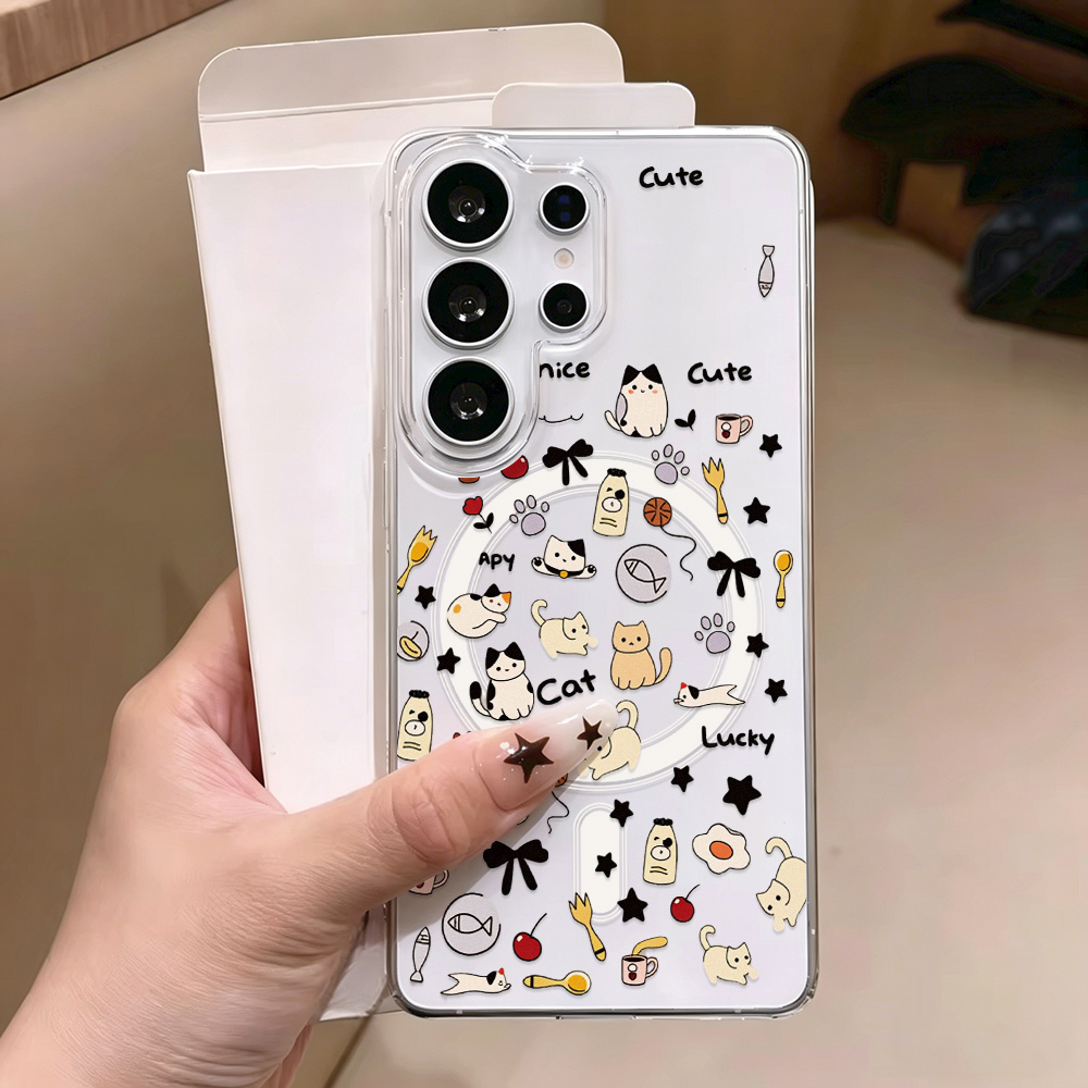 Cute Cat Magnetic Phone Case F – обзор и цена Phone Cases With Magsafe