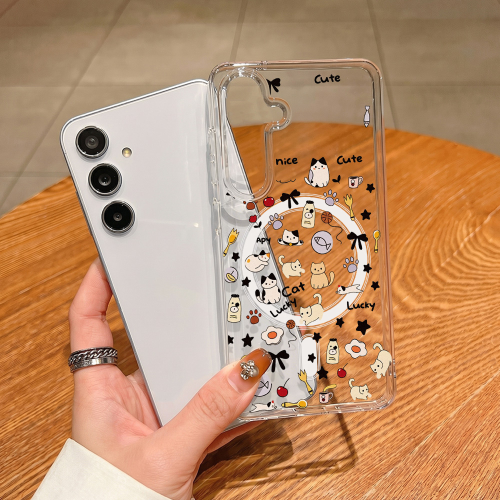 Cute Cat Magnetic Phone Case F – обзор и цена Phone Cases With Magsafe