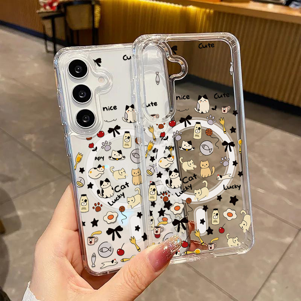 Cute Cat Magnetic Phone Case F – обзор и цена Phone Cases With Magsafe