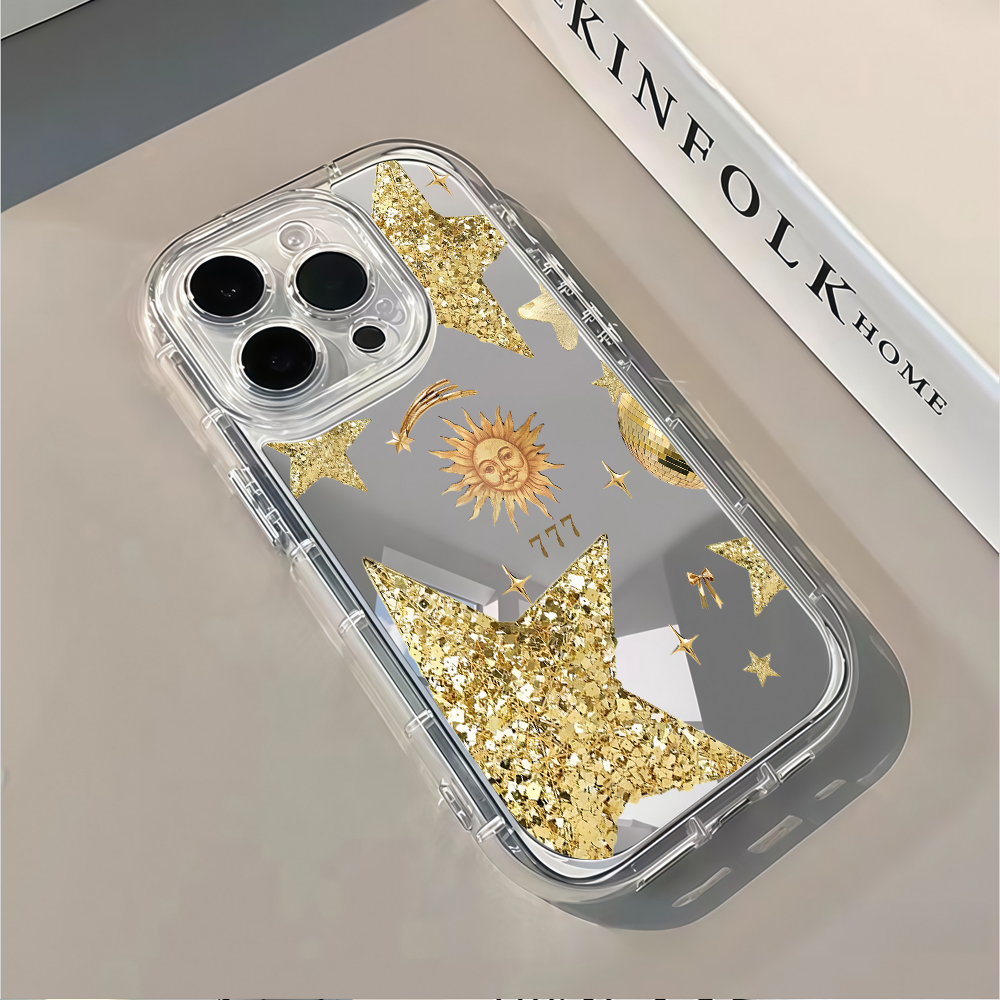 Celestial Gold Glitter Mirror  – обзор и цена Phone Cases Like Loopy