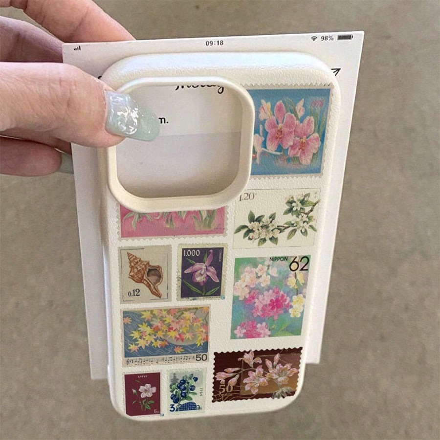 Vintage Printed Stamps Lichee  – обзор и цена Phone Cases Vintage