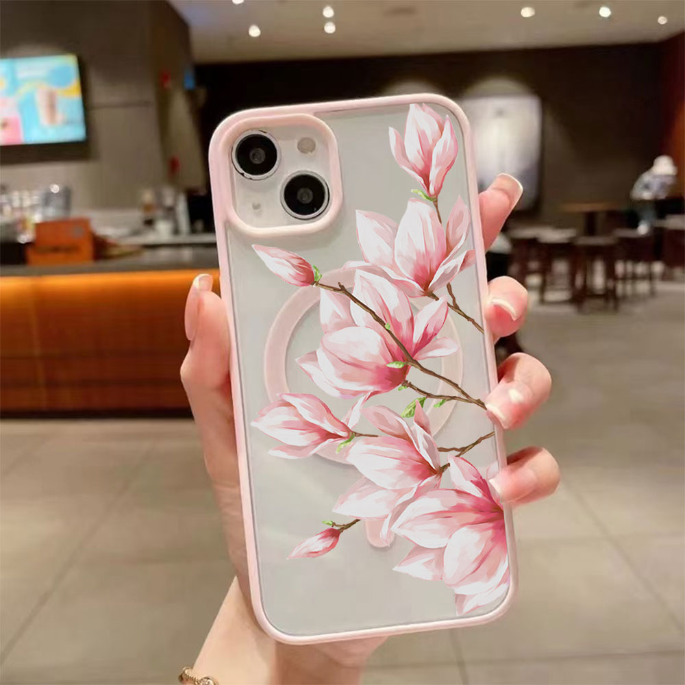 Fashion Flower Magnetic Phone  – обзор и цена Phone Cases With Magsafe