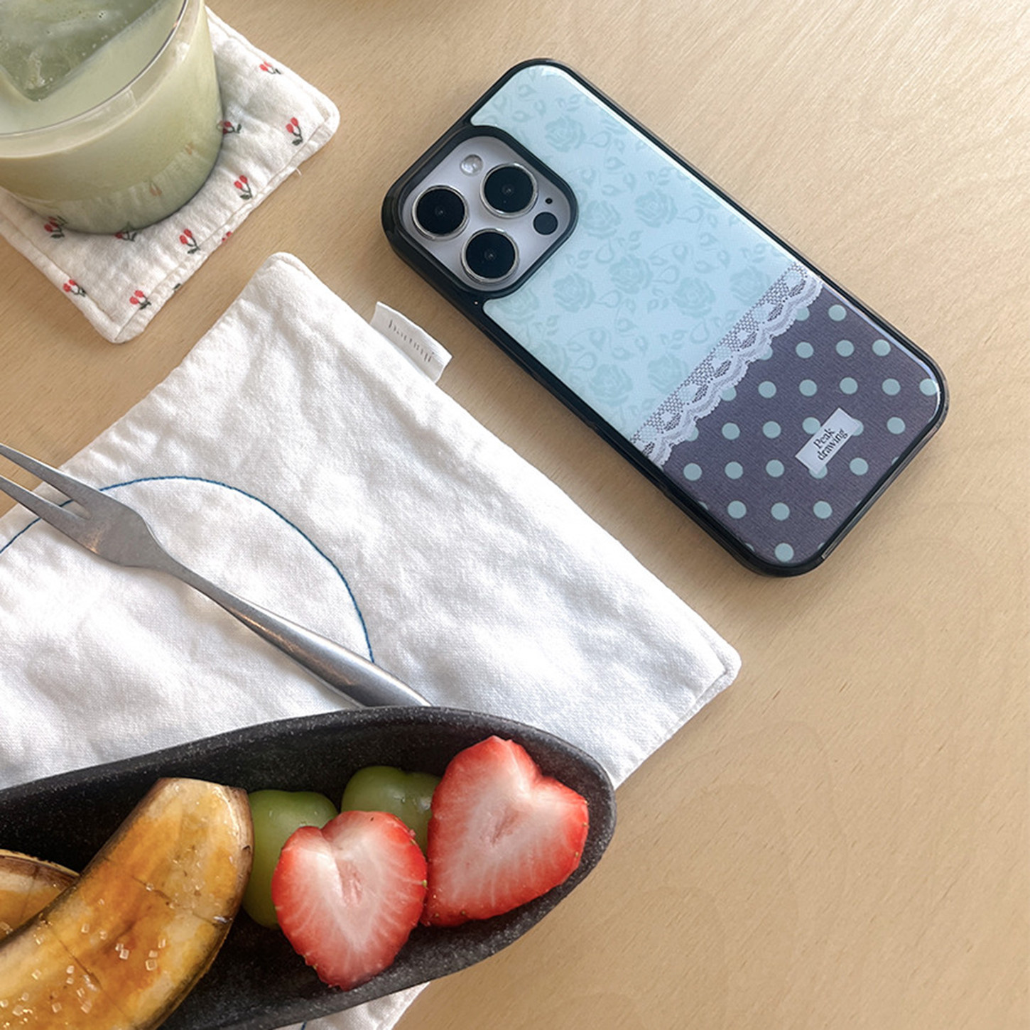 Korean Ins Polka Dots Lace Ros – обзор и цена Phone Cases Vintage