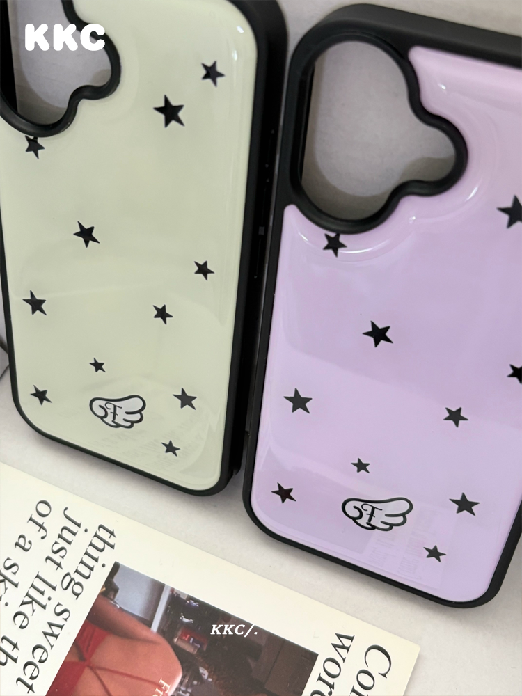 Summer Purple Yellow Stars INS – обзор и цена Phone Cases Purple