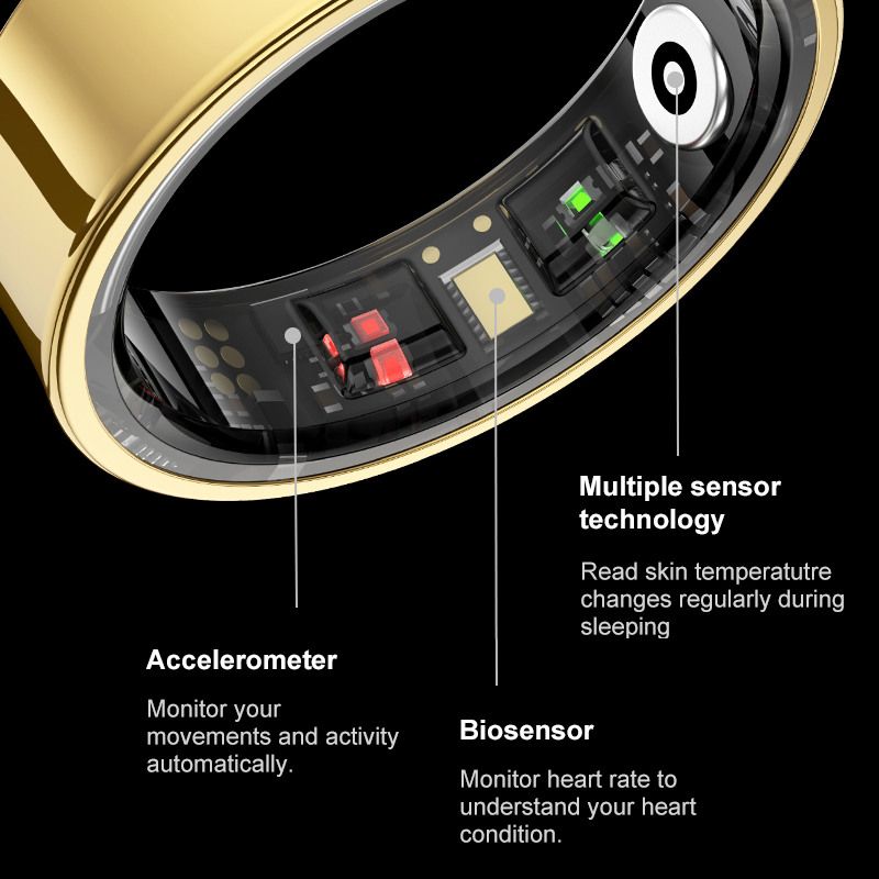 R09 Smart Ring Men Women with  – обзор и цена Phone Cases Android