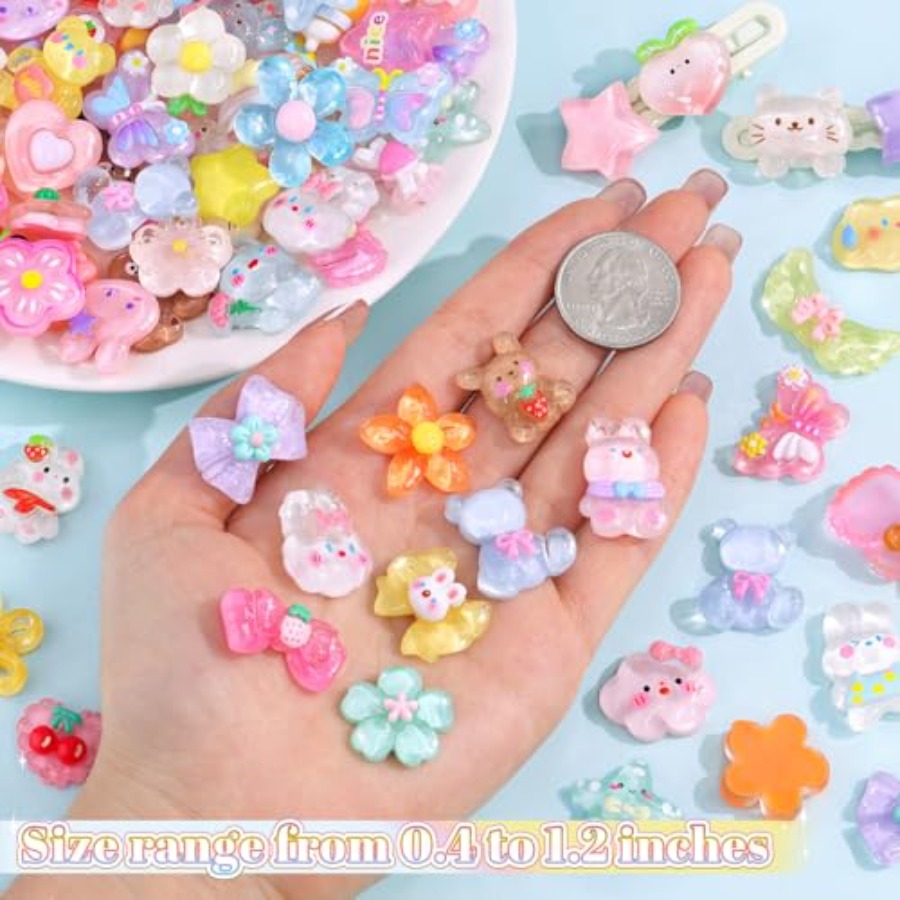 60PCS Slime Charms Cute Jelly  – обзор и цена Phone Cases Junk