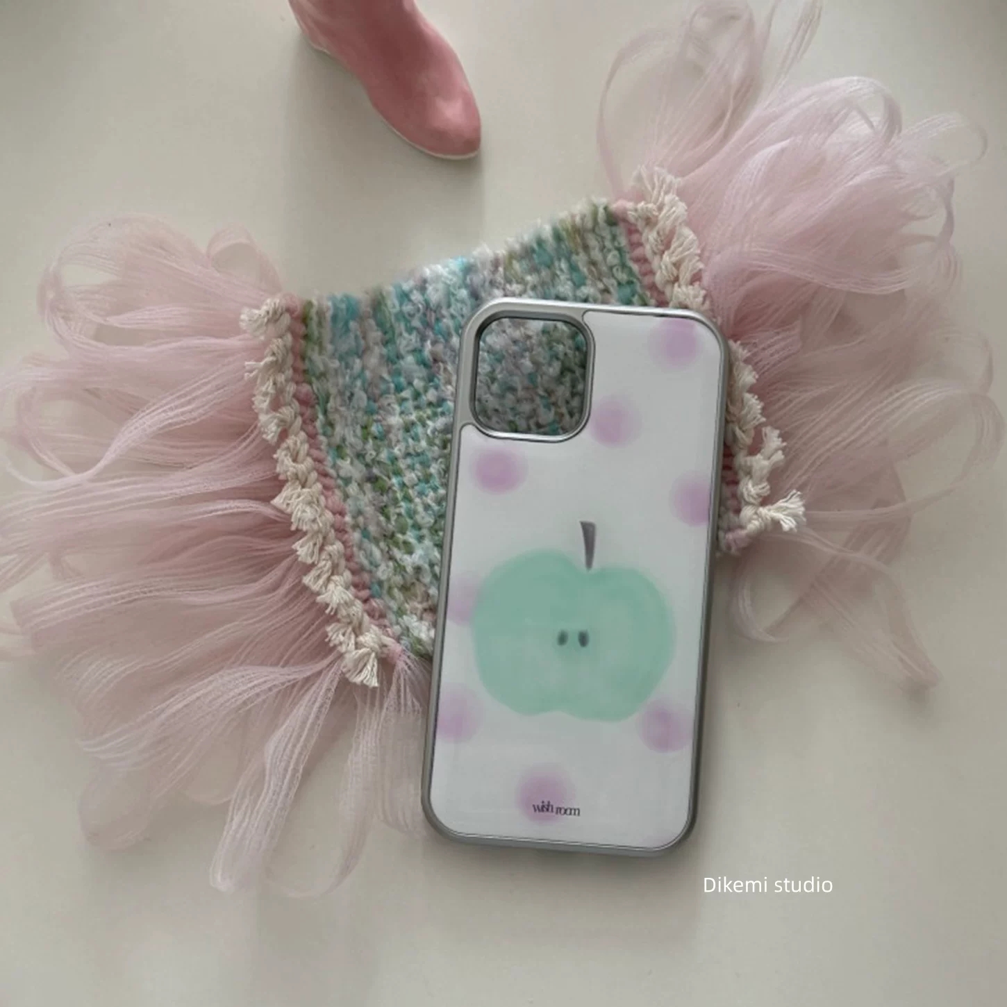 Korean ins Purple Polka Dot Gr – обзор и цена Phone Cases Purple